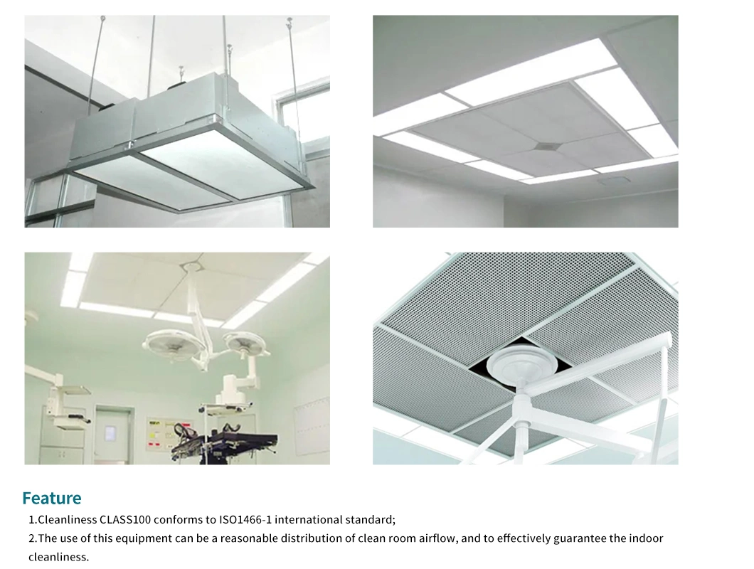 Modular Air Cleaning Equipment 100 Class Laminar Air Flow Ceiling for Operating Theater Room